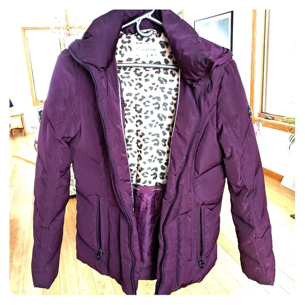 Calvin Klein Women's Winter Coat (small, purple)